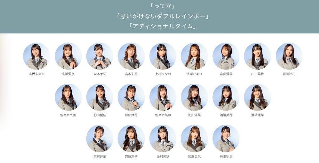 日向坂46 6thシングル ってか 公式フォーメーション